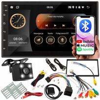 Automagnetola 2 DIN su WiFi, GPS, Android, Bluetooth, USB, RDS ir galinio vaizdo kamera