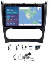 Automagnetola GPS navigacija Mercedes W203 W209, WiFi, CarPlay, Bluetooth, USB, 4GB/64GB