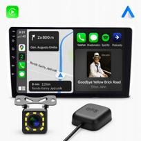 Automobilio multimedijos grotuvas 9" 4GB/64GB, Android Auto, CarPlay, Bluetooth, RDS, DSP, 2DIN