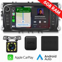 Automobilio radijas Ford MK2/MK3/MK4 Focus, Galaxy, 6GB, Android, WiFi, su rėmeliu