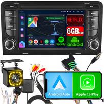 Automobilio radijas Audi A3 su Android, CarPlay, GPS, WiFi, RDS, 6GB RAM