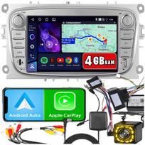 Automobilio radijas FORD MONDEO MK4, FOCUS MK2/MK3, GALAXY su CarPlay, WiFi, USB-C