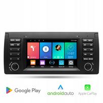 Automagnetola BMW X5 E53 su Android, „Android Auto“, „CarPlay“, Wi-Fi ir „Bluetooth“