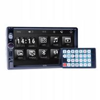 Automobilio radijo magnetola 2 DIN, 7" ekranas, Bluetooth, USB, AUX, 4x60 W, nuotolinio valdymo pultas, GPS imtuvas