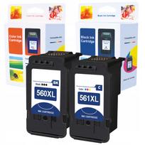 Rašalo kasetės CANON PG 560 XL, CL 561 XL, tinka PIXMA TS5350, TS5350a, TS5351, TS5352, TS7450