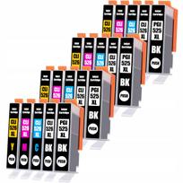 Rašalo kasetės Canon PIXMA IP4850/IP4950/MG5150/MG5250/MG5350 spausdintuvams, 20 vnt., XL