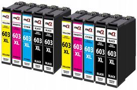 Rašalo kasetės 10 vnt. EPSON 603 XL, XP-3100/3150/3155/2100/2150/2155