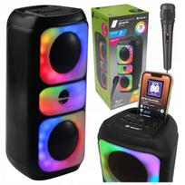 Nešiojama Bluetooth kolonėlė BOOMBOX, 20W, USB, karaoke, RGB apšvietimas