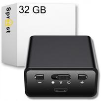 Mini diktofonas SPY RECORDER, 32GB, su ausinėmis