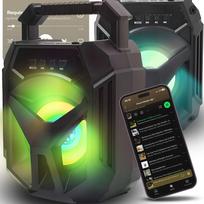Nešiojama belaidė Bluetooth kolonėlė BOOMBOX, RGB apšvietimas, USB, TF kortelė, AUX, 400 W