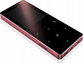 MP4 grotuvas T5, 8GB, 1,8" ekranas, microSD, Bluetooth, su garsiakalbiu, rožinis