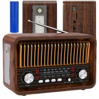 Nešiojamas retro stiliaus virtuvinis radijas su „Bluetooth“, USB-C ir baterijų maitinimu
