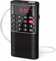 Mini FM radijas Prunus J-328 su AUX, SD/TF palaikymu ir balso įrašymu