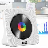 CD grotuvas su Bluetooth 5.0, MP3, USB/AUX, balti garsiakalbiai, nuotolinio valdymo pultas
