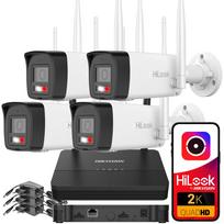 Vaizdo stebėjimo rinkinys Hikvision HiLook EASYLINK, 4 WiFi kameros, 4MPx