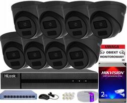 Išorinės stebėjimo IP kameros HiLook by Hikvision, 8 vnt., 4MPx