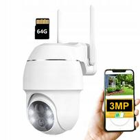 Lauko besisukanti WiFi IP kamera, 3MP, su 64GB atmintimi