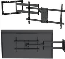 Televizoriaus laikiklis, reguliuojamas, kampinis, 107 cm, 32–75