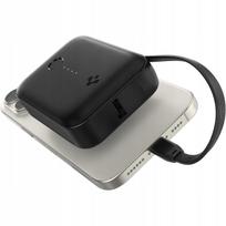 Nešiojamas įkroviklis Spigen 10000mAh, 30W, USB-C, USB-A, su rankenėle, lengvas ir kompaktiškas