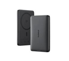 Išorinis akumuliatorius Baseus PicoGo AM41, 10000mAh, Qi2 belaidis įkrovimas, 27W, juodas