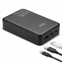 Išorinė baterija everActive EB-22QB, 20000mAh, 2x USB-C, USB, 20W