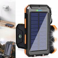 Nešiojama saulės energijos baterija 26 800 mAh su segtuku ir kompasu, tinkama iPhone