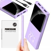 Išorinė baterija 10000mAh, 22.5W, 2x USB-A/USB-C, LCD ekranas