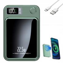 Nešiojamas USB įkroviklis 10000mAh, magnetinis, 22.5W greitas įkrovimas
