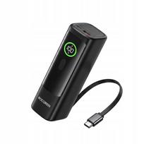 Išorinė baterija Rocoren PowerStation M20, 20 000 mAh, 100W, su TFT ekranu ir USB-C laidu