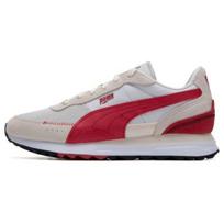 Puma Comfortable Simple Shock Absorbing Durable Breathable Low Top Casual Running Shoes Unisex Sneakers White Red 397377-06 42.5 gray