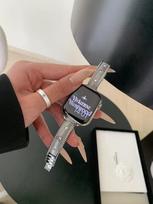 Star point diamond bracelet metal strap for applewatch1098SE Apple Watch Huawei Xiaomi 38/40/41/(10th generation 42mm) universal sidabras