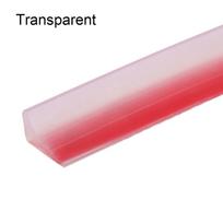 Non-slip Bendable Shower Dam Silicone Flood Barrier Water Retaining Strip Water Stopper Self-Adhesive Door Bottom Sealing Strip 30cm skaidri