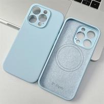 Origina Liquid Silicone Phone Cases For iPhone 17 12 13 11 16 17 Pro Max Air 14 15  For Magsafe Wireless Charger Protector Cover iPhone 12 Pro Max gray