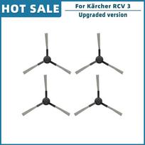 For Kärcher RCV 3 Robot Vacuum Cleaner Spare Parts Accessories Main Side Brush Hepa Filter Mop Rag gray