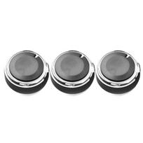 3pcs/set Aluminum Air Conditioning Knob Knob Heater Climate Control Buttons Fit for Car Accessories juoda