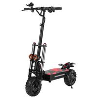Boyueda S3-11 3000W*2 variklio sulankstomas elektrinis paspirtukas, 11 colių, 60V 38AH, maksimali apkrova 180 kg, maksimalus nuotolis 120 km/h, juodas. juoda