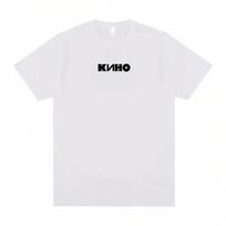 Legendary  Viktor Tsoi Kino Black Album Logo Print T-Shirt unisex Wounisex  Casual Oversized Tshirt Short Sleeve S įvairiaspalvis