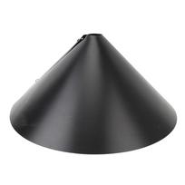 Baffle for Bird Feeder Pole Plastic Outside Pole Mount   Proof Bird House Guard for Outdoor black