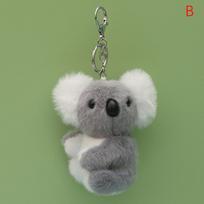 Mielas Koalos Raktų Pakabukas Raktų Žiedas Pliušinis Žaislas Koala Lokys Moterims Pasidaryk Pats Papuošalų Aksesuarai Rankinės Pakabukas Naujiena Dovana Pakabukai B gray