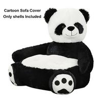 Mažas Panda Vaikų Lokio Sofos Kėdė Minkštas Animacinis Tingus Sofos Užvalkalas Berniukams ir Mergaitėms Panda Sofa Cover