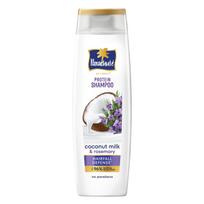 Parachute Advansed baltyminis šampūnas su kokosų pienu ir rozmarinais | Iki 96% sumažina plaukų slinkimą ir iki 23 kartų kontroliuoja plaukų slinkimą | Protein Lock technologija white