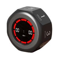 Portable Compacts Timer with Flipping Gravities Sensors Visual LCD Screen Rechargeable for Travel Camping Outdoor Activity juoda