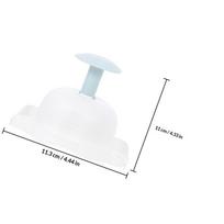 Food Slicer Hand Guard Finger Protector Vegetable Slicer Holder Grater Food Cutting Protector Cheese Guard Grating Accessory mėlyna