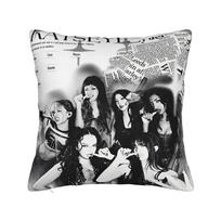 Decorative Pillowcases Katseye Accessories Home  Pillow Case Cover Square Multi-Size 12x12Inch black