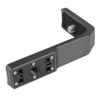 1/2/3Pcs For Insta360 X5 Action Camera Bracket Anti-Fall L-Shaped Magnetic Adapter Aluminum Alloy Mount Camera Protective Rack gray