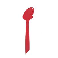 Silicone Spatula Mixer Beater Scraper Compatible with KitchenAid Stand Mixer(Red white
