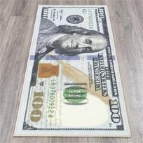 100 dolerių banknoto pinigų virtuvės grindų kilimėlis namų dekoras koridorius balkonas skalbinių takeliai kilimai vonios neslystantis durų kilimėlis 40x60cm gray