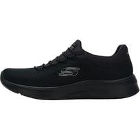 Skechers Memory Foam Patogūs Smūgius Sugeriantys Kvėpuojantys Lengvi Žemi Laisvalaikio Batai Moteriški Kedai Juodi 897993-BBK 37.5 black