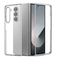 Transparent Case for Samsung Galaxy Z Fold 7 6 5 4 3 Fold7 ZFold6 Fold5 Fold4 Hard PC Clear Cover Front Back Bumper Shell for Samsung Z Fold 3 skaidri