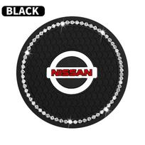 New Car Coaster Water Cup Bottle Holder Diamond Non-Slip Mat Decoration For Nissan Sentra Altima Versa Bluebird Sunny Maxima X-Trail Pathfinder Murano